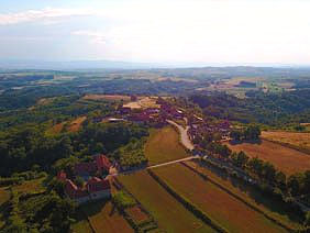 Zlatovo village drone picture on july 2017, start of village