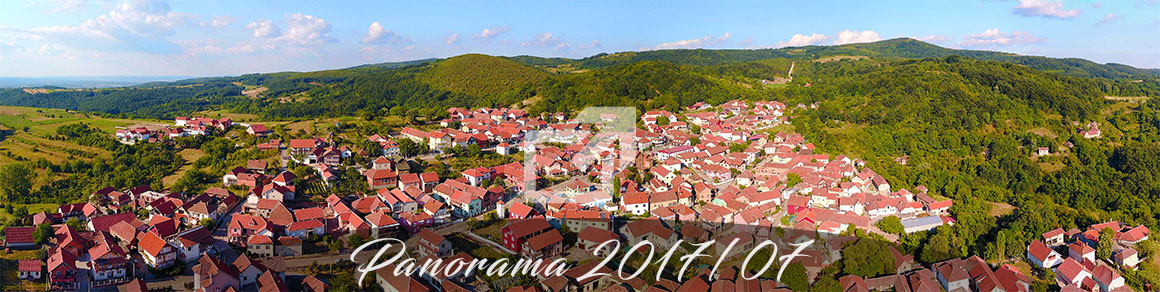 Zlatovo village panoramic picture on July 2017