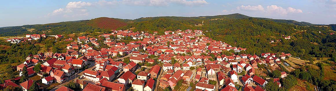 Zlatovo village panoramic picture 1, taken on August 08 2017