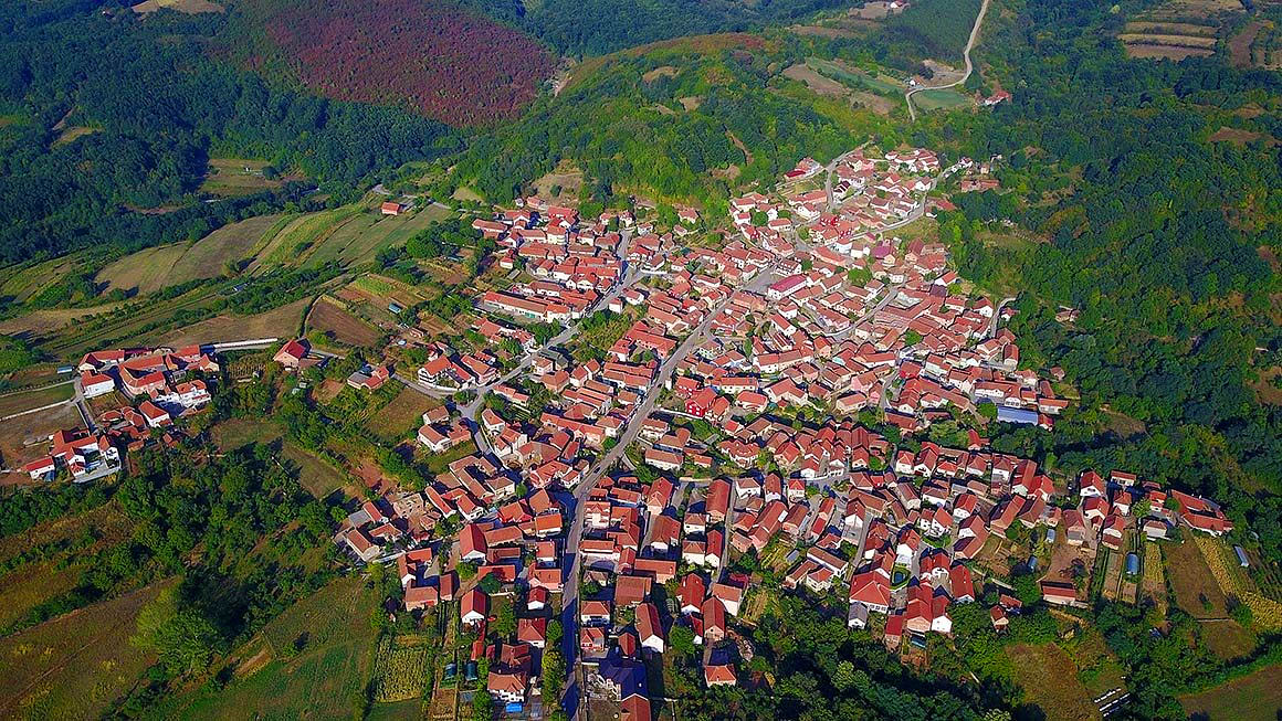 Zlatovo whole village picture on August 08 2017